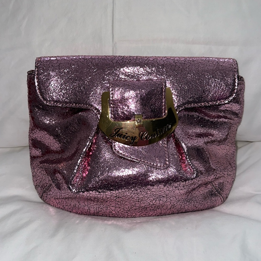 Juicy Couture pink clutch